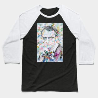 CHARLES BAUDELAIRE - watercolor portrait.1 Baseball T-Shirt